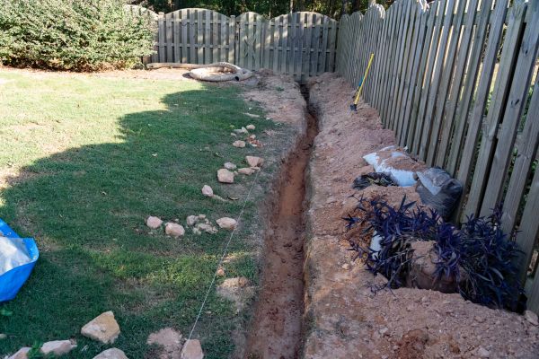 Trench Drain Installation in Noblesville