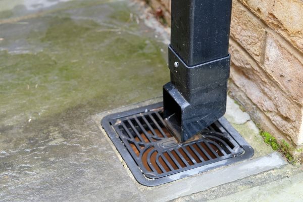 Porch Drainage Installation in Noblesville