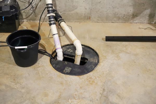 Basement Drainage Installation in Noblesville