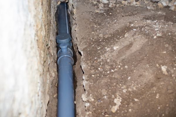 Drain Line Installation in Noblesville