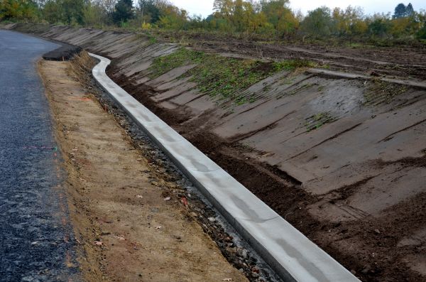 Slope Drainage Installation in Noblesville